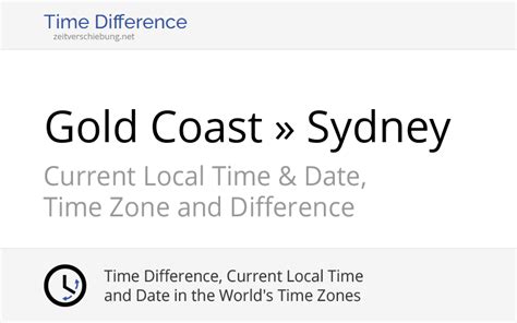 Time Difference: Gold Coast, Australia » London, .